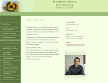 Tablet Screenshot of matthewberry.com